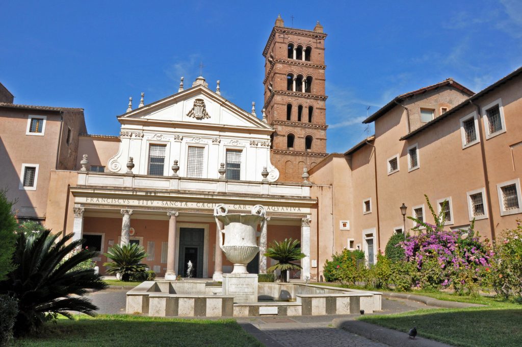 The Church of Santa Cecilia in Trastevere, a favorite church in Rome