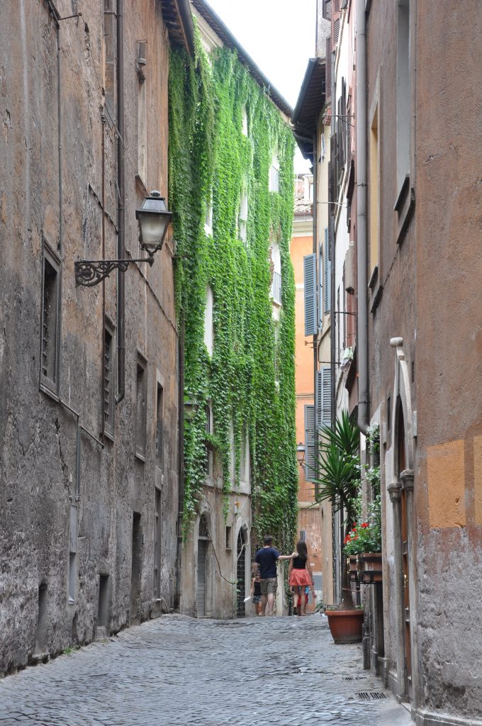 A street in the historic center