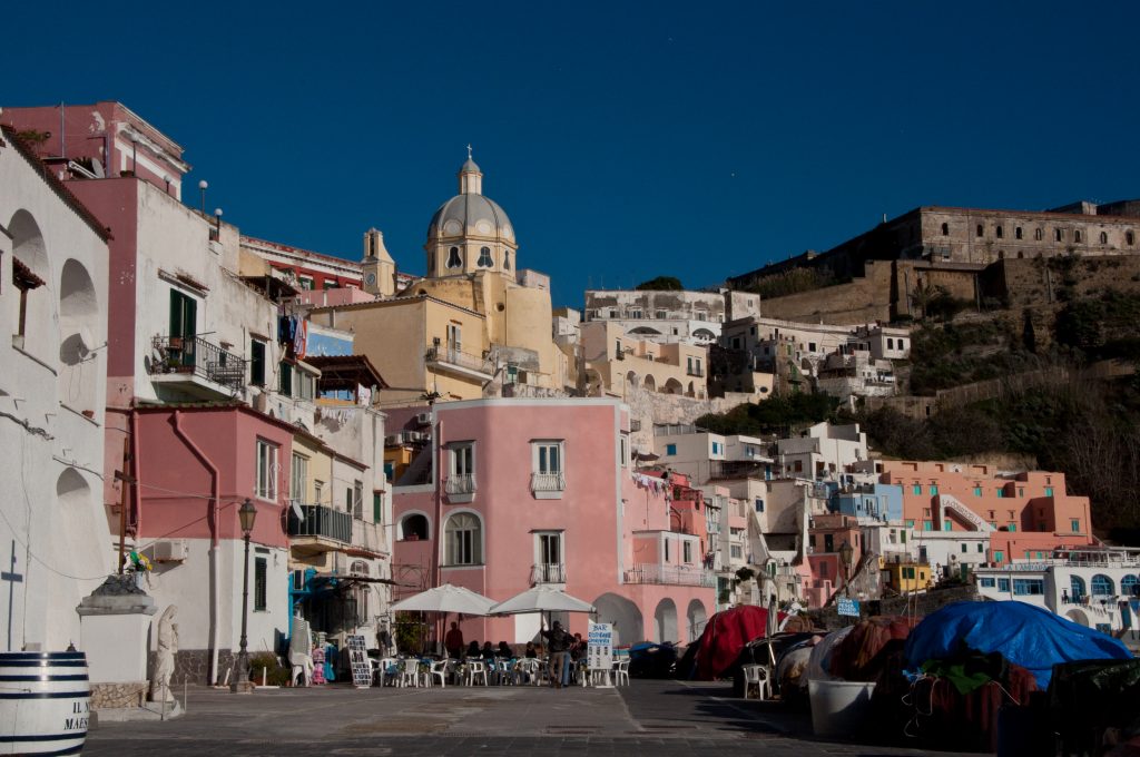 Beautiful Procida, a great island near Rome